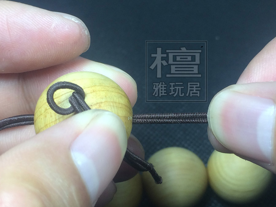 把线拉好