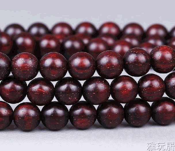 108颗金星紫檀老料手串